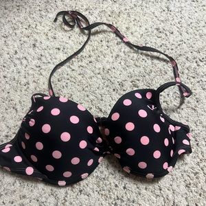 Xhilaration Polka Dot Bikini Top Size Large